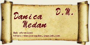Danica Medan vizit kartica